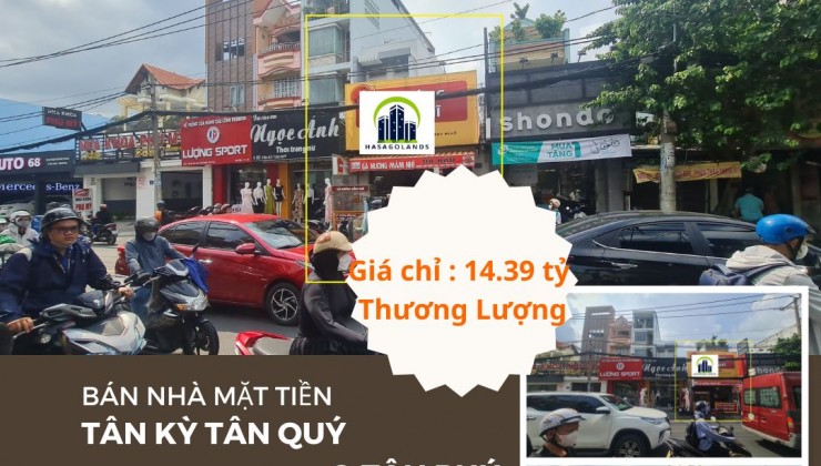 BÁN GẤP nhà mặt tiền Tân Kỳ Tân Quý 120m2, 14.39Tỷ-DÒNG TIỀN 15TR/THÁNG